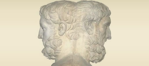Scultura: Busto di Giano Bifronte