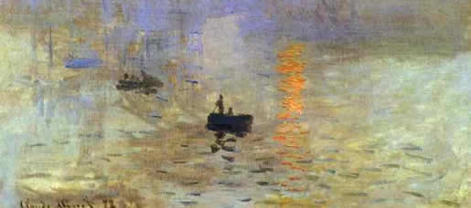 Particolare del Quadro di Claude Monet : Impression